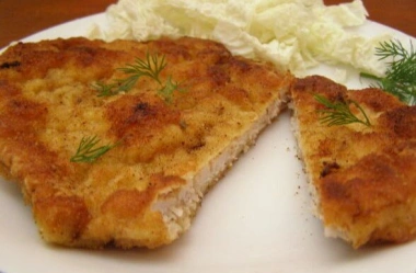 Ромштекс из свинины с горчичной корочкой
