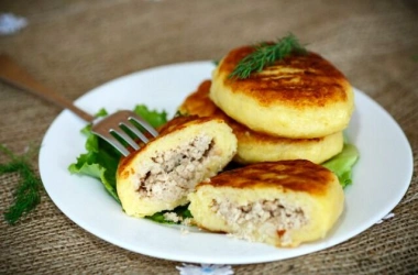 Картофельные зразы с мясом