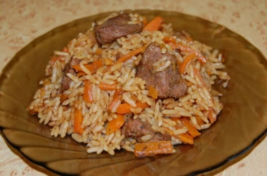 Плов с говядиной