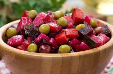 Вкусный винегрет без квашеной капусты